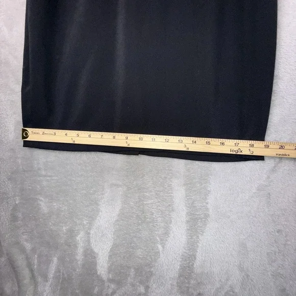 Banana Republic Little Black Blouson Mini Dress Women's‎ 6 Professional Chic - Picture 4 of 12